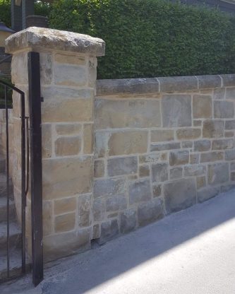Sandstone wall repair